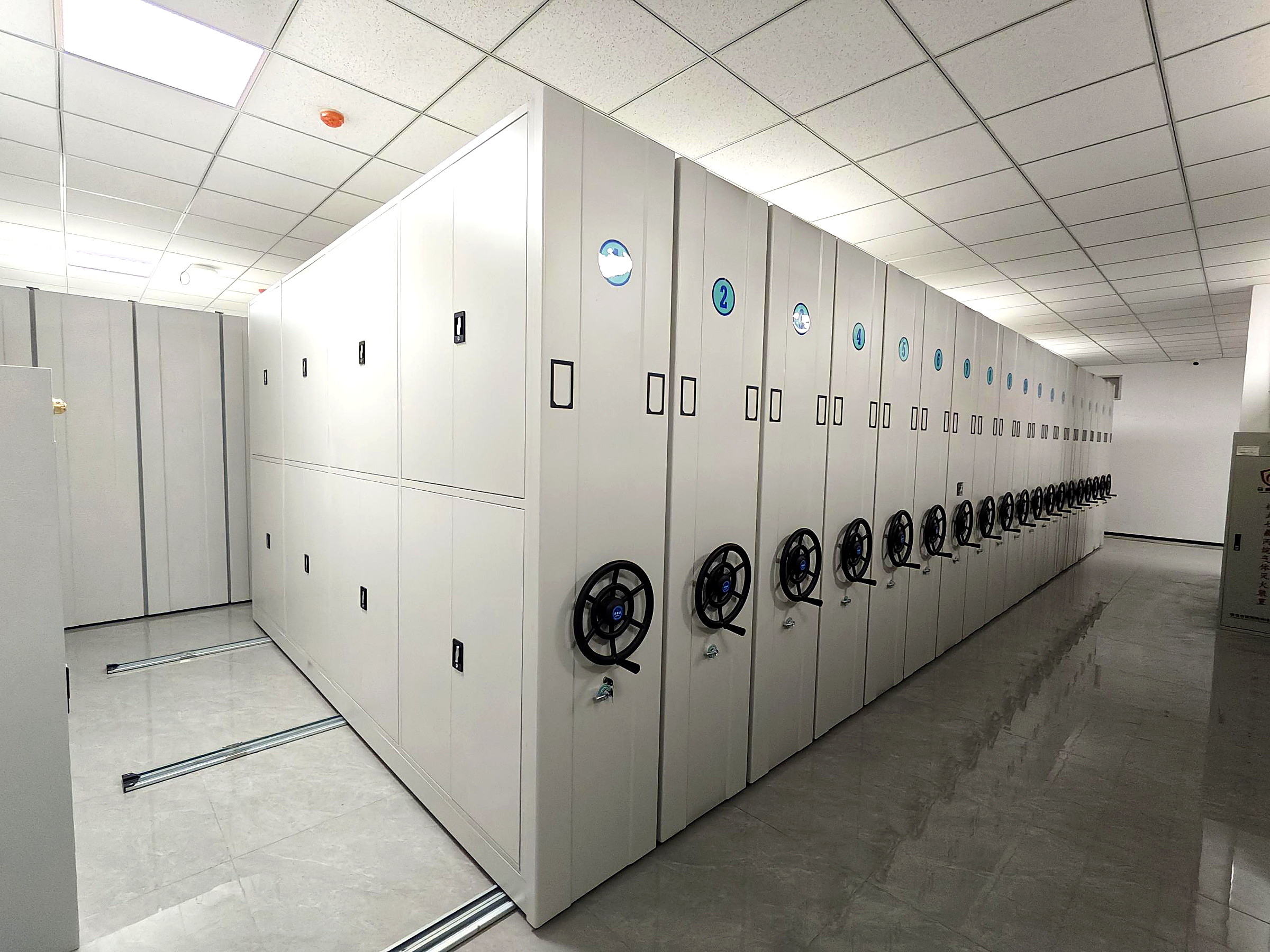 Mobile compactor shelving project