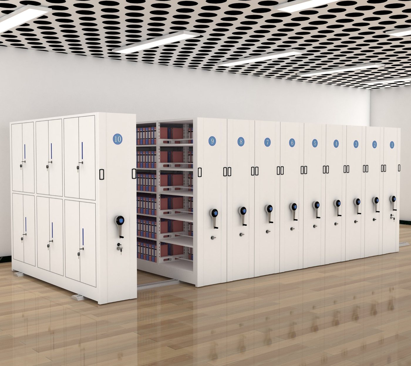 NM-01 new-generation manual shelving